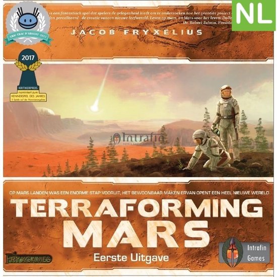Boek: Terraforming Mars - Nederlandstalig Bordspel, geschreven door Intrafin Games