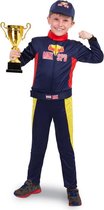 Formule 1 Race Outfit Max met Pet Maat Raceoverall voor 9-11 jaar - Speelgoed - Verkleedkleren
