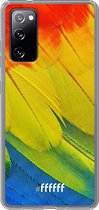 6F hoesje - geschikt voor Samsung Galaxy S20 FE - Transparant TPU Case - Macaw Hues #ffffff