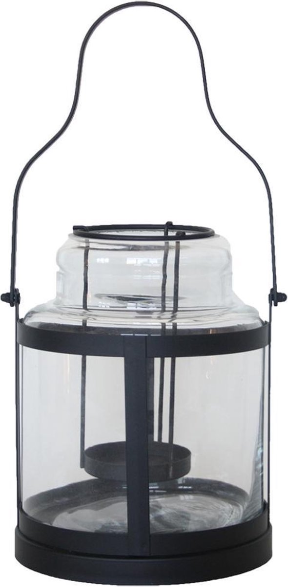 Esschert Design Windlicht S 20,2 X 19,3  X 24,5 Cm Ijzer Zwart