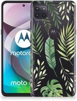 Back Case Siliconen Hoesje Motorola Moto G 5G Telefoonhoesje Bladeren