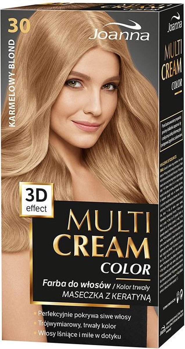 Joanna - Multi Cream Color Hair Dye 30 Caramel Blonde