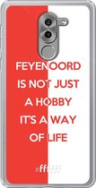 6F hoesje - geschikt voor Honor 6X -  Transparant TPU Case - Feyenoord - Way of life #ffffff