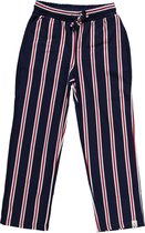 Indian Blue Jeans Meisjes Gestreepte Broek - Blauw - Maat 104/110