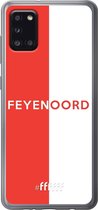 6F hoesje - geschikt voor Samsung Galaxy A31 -  Transparant TPU Case - Feyenoord - met opdruk #ffffff