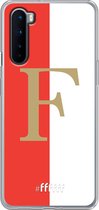 6F hoesje - geschikt voor OnePlus Nord -  Transparant TPU Case - Feyenoord - F #ffffff