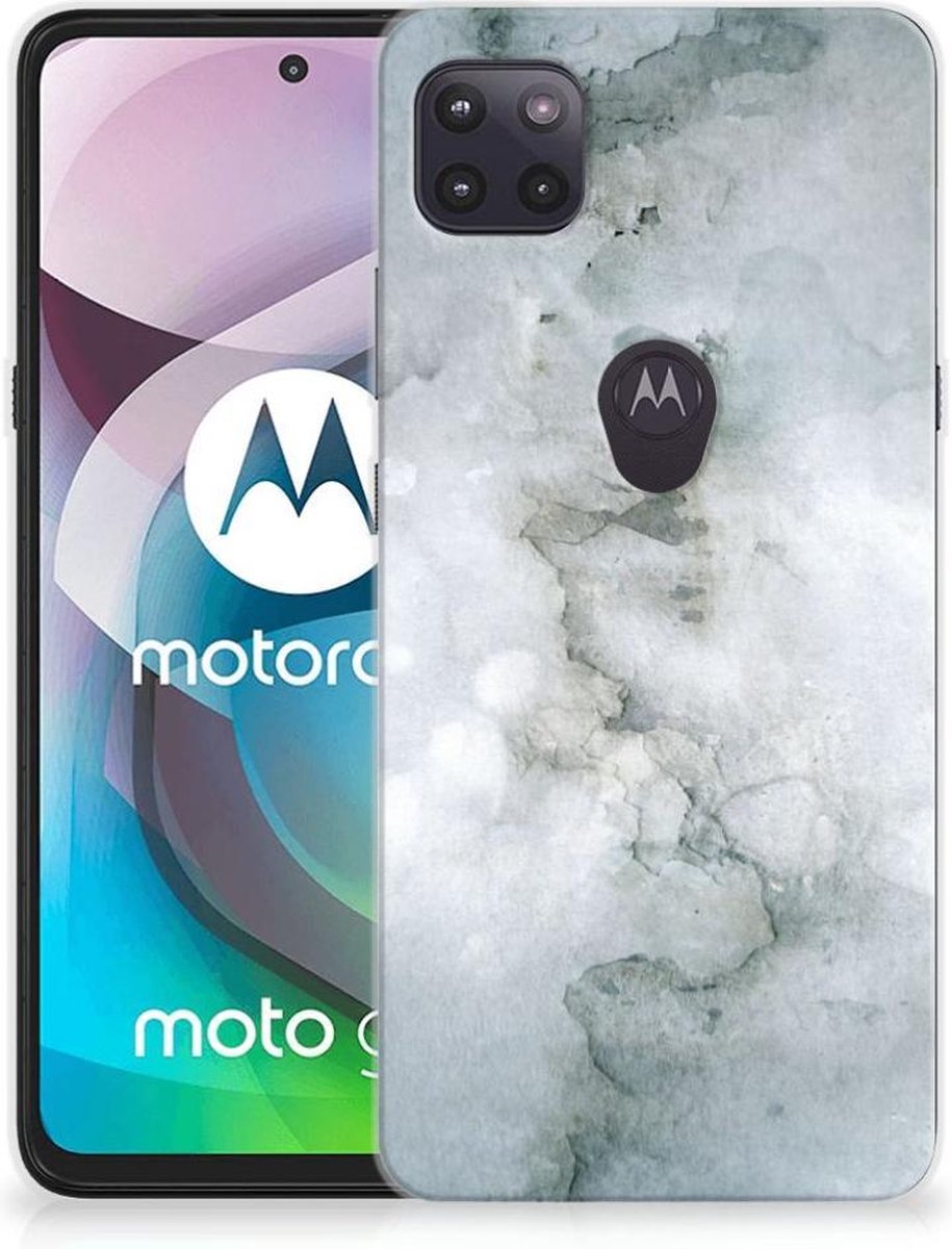 Hoesje maken Motorola Moto G 5G Painting Grey