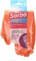 Sorbo Schoonmaak Handschoen - Maat L - Oranje