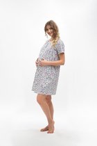 Martel Diana bevalhemd voor de bevalling & kraamtijd grijs XL
