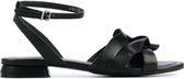 Elvio Zanon Sandalen  Dames / Slippers - Leer   - 2107 - Zwart - Maat 36