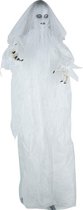 Pop Staand Animation Lady Wit 100x20xh163cm Kunststof Excl 3 Aa Batt
