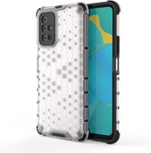 Voor Huawei Nova 7 Pro schokbestendige honingraat pc + TPU-hoes (wit)