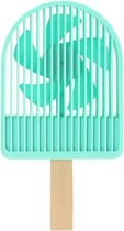 Outdoor Handheld USB Kleine elektrische ventilator Student Portable Desktop Silent Mini Ice Cream Fan (Tiffany Blue)