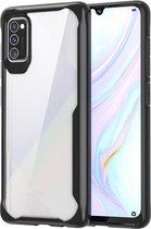 Voor Huawei Honor 30S transparante pc + TPU volledige dekking schokbestendige beschermhoes (zwart)