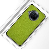 Voor Xiaomi Mi 10 Lite 5G schokbestendige stoffen textuur PC + TPU beschermhoes (groen)