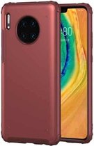 Voor Huawei Mate 30 effen kleur vierhoek schokbestendig TPU + pc beschermhoes (rood)