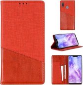Voor Huawei Nova 3 MUXMA MX109 horizontale lederen flip case met houder & kaartsleuf & portemonnee (rood)