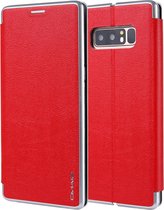 Voor Galaxy Note 8 CMai2 Linglong-serie PC + PU horizontale flip lederen tas met houder en kaartsleuf (rood)