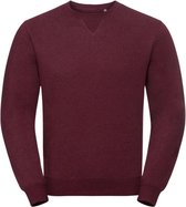 Russell Heren Authentieke Melange Sweatshirt (Bourgondië Melange)