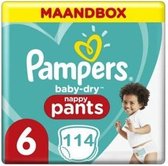 Pampers Baby Dry Pants Maat 6 - 114 Luierbroekjes Maandbox