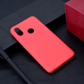 Voor Xiaomi Mi 8 SE Candy Color TPU Case (rood)