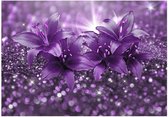 Artgeist Masterpiece of Purple Vlies Fotobehang 100x70cm 2-banen