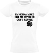 Godfather offer he can't refuse 2 Dames t-shirt | godfather | maffia | don corleone| mario puzo | Wit