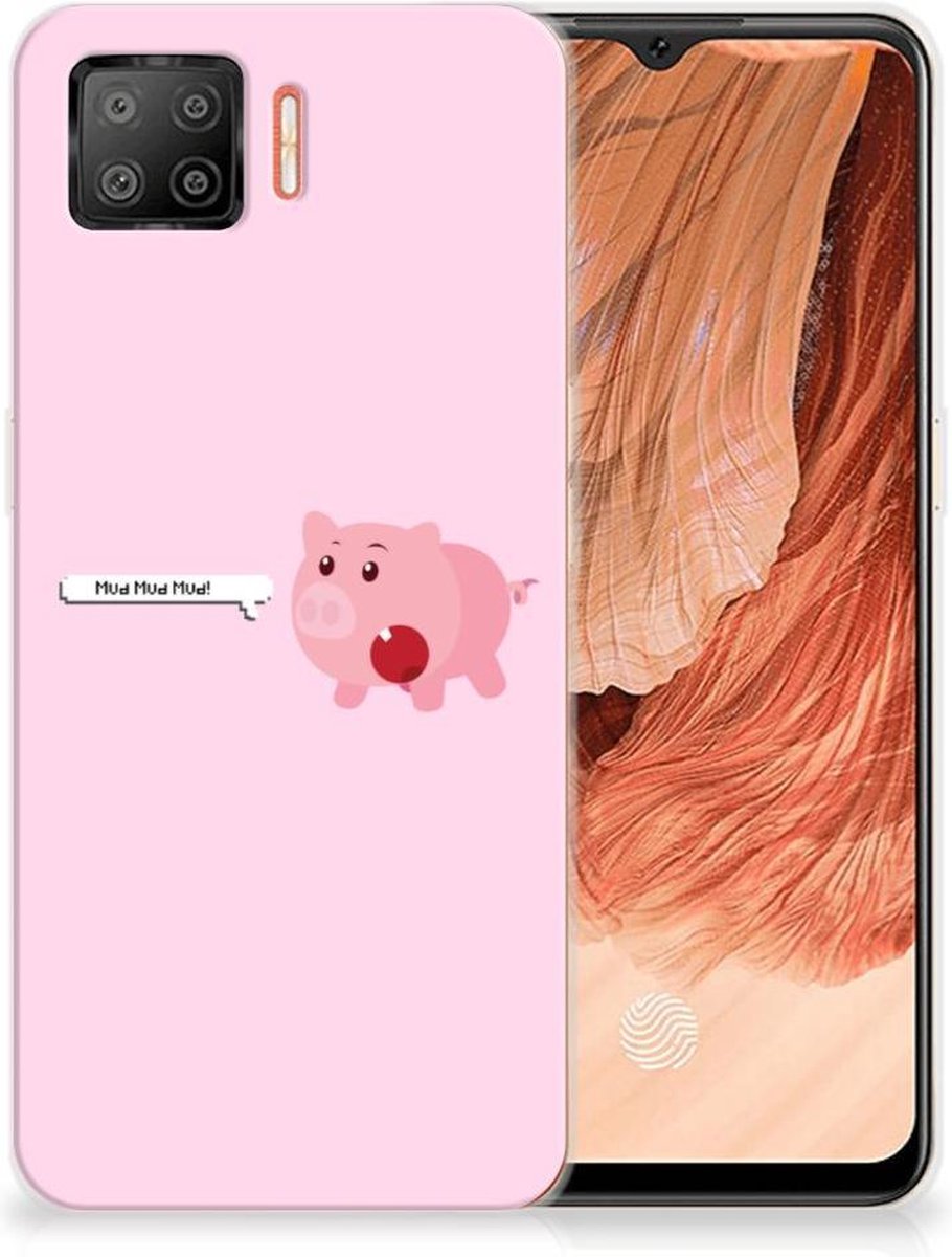 TPU Hoesje voor OPPO A73 4G Telefoonhoesje met Naam Pig Mud