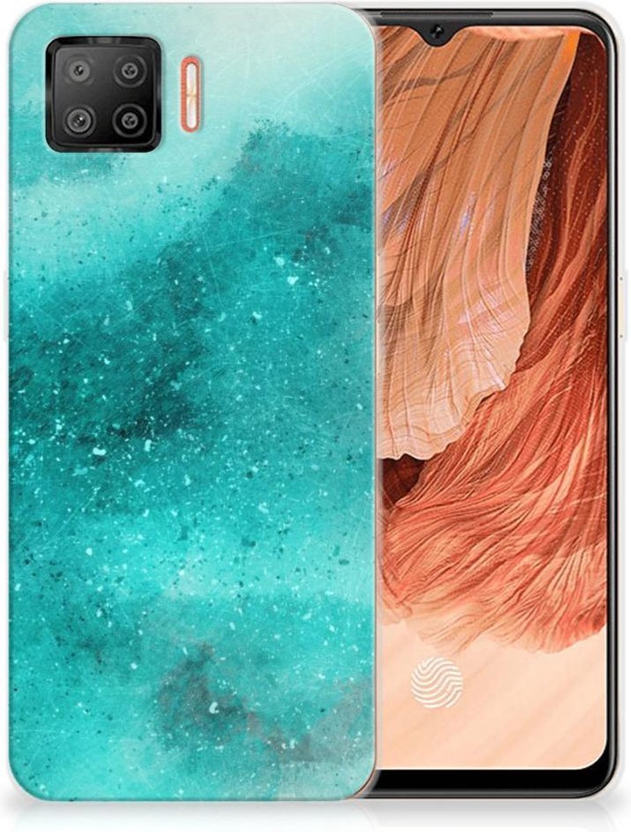 Hoesje maken OPPO A73 4G Painting Blue