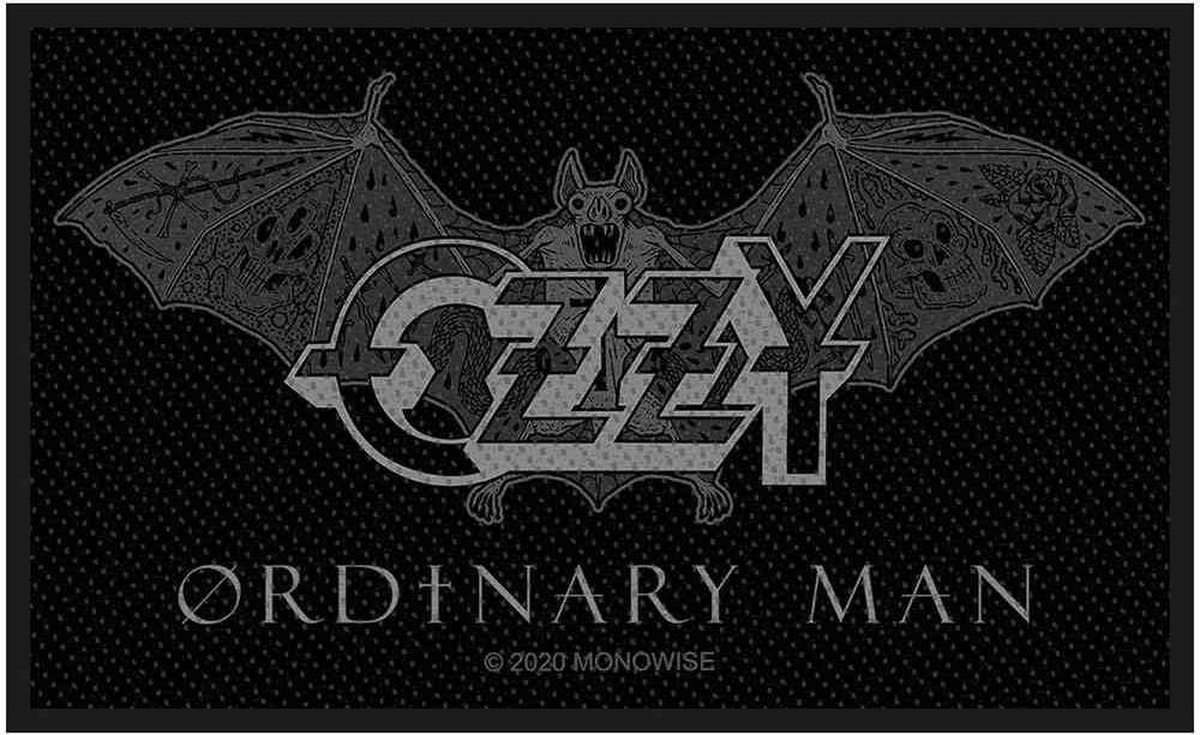 Afbeelding van product Rock Off  Ozzy Osbourne Patch Ordinary Man Zwart