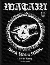 Watain - Black Metal Militia Patch - Zwart