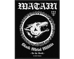 Watain - Black Metal Militia Patch - Zwart