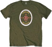 Blur - Parklife Beermat Heren T-shirt - M - Groen