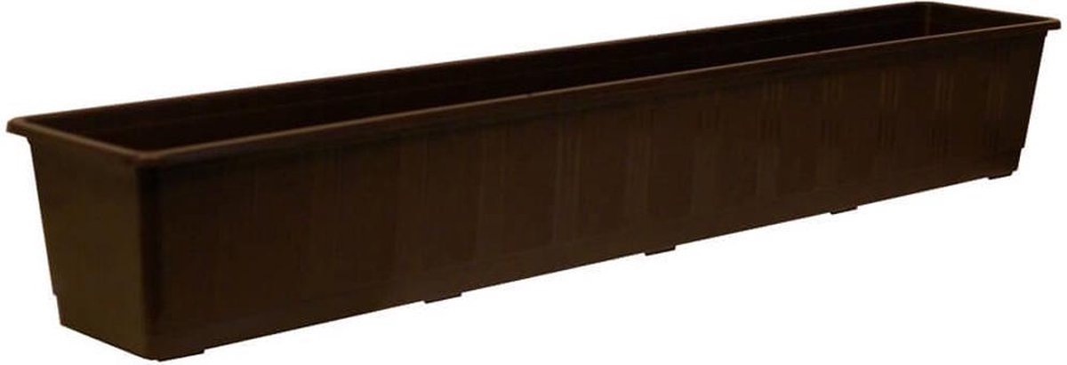 Geli - Bloembak voor balkon - Standard - 100 cm - Bruin | bol.com