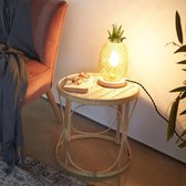 27339 Table Lamp Pineapple NOS