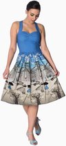 Dancing Days Korte jurk -M- PARIS STRAPPY Blauw