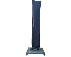 Parasolhoes - ronde zweefparasols t/m ø 4 m- vierkante zweefparasols t/m 3mx4m - Zware dikke kwaliteit - Met stok rits en trekkoord-tuinmeubelhoes