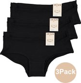 INSUA Dames Slips Hipster - 3-Pack - Zwart - Maat M