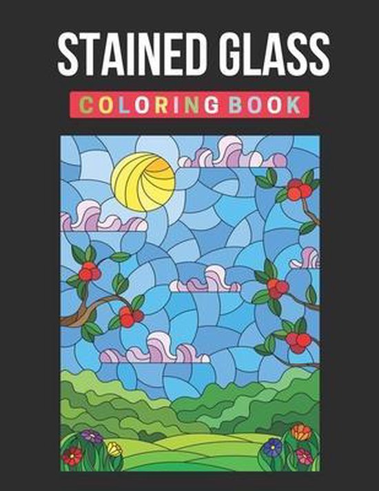 Stained Glass Coloring Book - cover