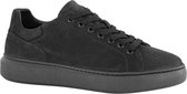 Oxmox Heren Zwarte leren sneaker - Maat 40