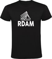 Rotterdam Heren shirt | Erasmusbrug | 010  | Zwart