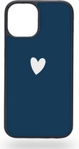 Blue heart Telefoonhoesje - Apple iPhone 12 mini