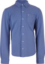 Butcher of Blue Merced Pique Polo Blauw  Heren maat M