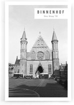 Walljar - Binnenhof '78 - Zwart wit poster