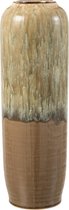 J-Line Vaas Elise Keramiek Beige/Bruin Large