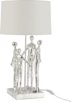 J-Line Lamp Figuren Poly Zilver