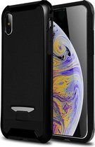 Apple iPhone XS Max Hoesje - Mobigear - Armor Serie - Hard Kunststof Backcover - Zwart - Hoesje Geschikt Voor Apple iPhone XS Max