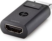 HP DisplayPort to HDMI Adapter - Videoadapter - DisplayPort / HDMI - DisplayPort (M) naar HDMI (V) - voor HP 20, 22, 24; EliteBook 830 G6, 840r G4; Pavilion 24, 560; ProBook 64X G4, 650 G4, 6