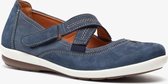 Hush Puppies leren dames ballerina's - Blauw - Maat 40