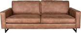 Nancy's Bank Arezzo - Zitbank - 3-Zits - Microfiber - Banken - Cognac - 206 x 85 x 99 cm